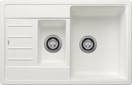 BLANCO LEGRA 6 S Compact, SILGRANIT, white, w/o drain remote control, w/o accessories, reversible, 600 mm min. cabinet size