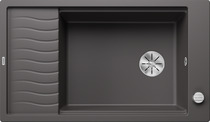 BLANCO ELON XL 8 S, SILGRANIT, felsgrau, mit Ablauffernbedienung, mit Zubehör, reversibel, 800 mm Untermaß