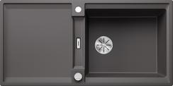 BLANCO ADIRA XL 6 S, SILGRANIT, rock grey, with drain remote control, with accessories, reversible, 600 mm min. cabinet size