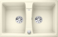 BLANCO LEXA 8, SILGRANIT, jasmine, with drain remote control, reversible, 800 mm min. cabinet size