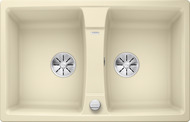 BLANCO LEXA 8, SILGRANIT, champagne, with drain remote control, reversible, 800 mm min. cabinet size