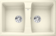 BLANCO LEXA 8, SILGRANIT, jasmine, w/o drain remote control, reversible, 800 mm min. cabinet size
