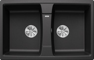 BLANCO LEXA 8, SILGRANIT, anthracite, w/o drain remote control, reversible, 800 mm min. cabinet size