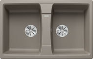BLANCO LEXA 8, SILGRANIT, tartufo, w/o drain remote control, reversible, 800 mm min. cabinet size