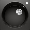 BLANCO ARTAGO 6, SILGRANIT, black, w/o drain remote control, reversible, 600 mm min. cabinet size