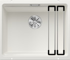 BLANCO ETAGON 500-U, SILGRANIT, white, w/o drain remote control, with accessories, w/o bowl layout, 600 mm min. cabinet size