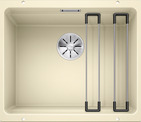 BLANCO ETAGON 500-U, SILGRANIT, champagne, w/o drain remote control, with accessories, w/o bowl layout, 600 mm min. cabinet size