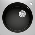 BLANCO ARTAGO 6-IF/A SteelFrame, SILGRANIT, black, w/o drain remote control, reversible, 600 mm min. cabinet size