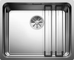 BLANCO ETAGON 500-IF, Stainless steel satin polish, w/o drain remote control, with accessories, w/o bowl layout, 600 mm min. cabinet size