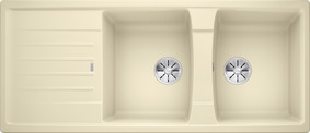 BLANCO LEXA 8 S, SILGRANIT, champagne, w/o drain remote control, reversible, 800 mm min. cabinet size