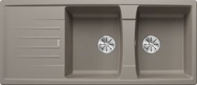 BLANCO LEXA 8 S, SILGRANIT, tartufo, w/o drain remote control, reversible, 800 mm min. cabinet size