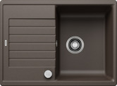 BLANCO ZIA 45 S Compact, SILGRANIT, cafe, mit Ablauffernbedienung, reversibel, 450 mm Untermaß