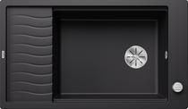 BLANCO ELON XL 8 S, SILGRANIT, schwarz, mit Ablauffernbedienung, mit Zubehör, reversibel, 800 mm Untermaß