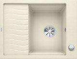 BLANCO ELON 45 S, SILGRANIT, jasmine, with drain remote control, with accessories, reversible, 450 mm min. cabinet size