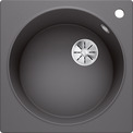 BLANCO ARTAGO 6, SILGRANIT, rock grey, w/o drain remote control, reversible, 600 mm min. cabinet size