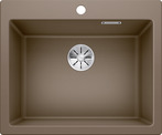 BLANCO PLEON 6, SILGRANIT, nutmeg, w/o drain remote control, w/o bowl layout, 600 mm min. cabinet size