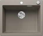 BLANCO PLEON 6, SILGRANIT, tartufo, with drain remote control, w/o bowl layout, 600 mm min. cabinet size