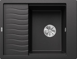 BLANCO ELON 45 S, SILGRANIT, anthrazit, ohne Ablauffernbedienung, mit Zubehör, reversibel, 450 mm Untermaß