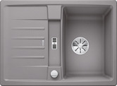 BLANCO LEXA 40 S, SILGRANIT, alu metallic, with drain remote control, reversible, 400 mm min. cabinet size