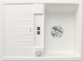 BLANCO LEXA 40 S, SILGRANIT, white, with drain remote control, reversible, 400 mm min. cabinet size