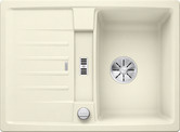 BLANCO LEXA 40 S, SILGRANIT, jasmine, with drain remote control, reversible, 400 mm min. cabinet size