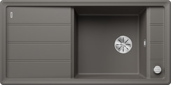 BLANCO FARON XL 6 S, SILGRANIT, volcano grey, with drain remote control, w/o accessories, reversible, 600 mm min. cabinet size