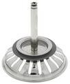 Basket strainer 3.5" pop-up universal (18 drain trenches) AL