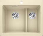 BLANCO PLEON 6 Split, SILGRANIT, champagne, w/o drain remote control, Bowl left, 600 mm min. cabinet size