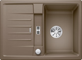 BLANCO LEXA 40 S, SILGRANIT, nutmeg, with drain remote control, reversible, 400 mm min. cabinet size