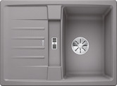 BLANCO LEXA 40 S, SILGRANIT, alu metallic, w/o drain remote control, reversible, 400 mm min. cabinet size