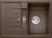 BLANCO LEXA 40 S, SILGRANIT, coffee, w/o drain remote control, reversible, 400 mm min. cabinet size
