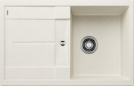 BLANCO METRA 45 S, SILGRANIT, soft white, w/o drain remote control, reversible, 450 mm min. cabinet size