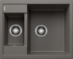 BLANCO METRA 6, SILGRANIT, volcano grey, w/o drain remote control, reversible, 600 mm min. cabinet size