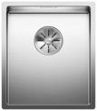 BLANCO CLARON 340-U, Stainless steel satin polish, w/o drain remote control, w/o bowl layout, 400 mm min. cabinet size