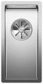 BLANCO CLARON 180-U, Stainless steel satin polish, w/o drain remote control, w/o bowl layout, 300 mm min. cabinet size