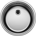 BLANCO RONDOSOL, Stainless steel natural finish, w/o drain remote control, w/o bowl layout, 450 mm min. cabinet size