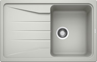 BLANCO SONA 45 S, SILGRANIT, pearl grey, w/o drain remote control, reversible, 450 mm min. cabinet size