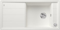 BLANCO FARON XL 6 S, SILGRANIT, weiß, mit Ablauffernbedienung, ohne Zubehör, reversibel, 600 mm Untermaß