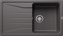 BLANCO SONA 5 S, SILGRANIT, rock grey, w/o drain remote control, reversible, 500 mm min. cabinet size
