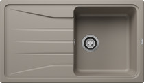 BLANCO SONA 5 S, SILGRANIT, tartufo, w/o drain remote control, reversible, 500 mm min. cabinet size