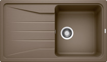 BLANCO SONA 5 S, SILGRANIT, nutmeg, w/o drain remote control, reversible, 500 mm min. cabinet size