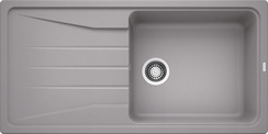 BLANCO SONA XL 6 S, SILGRANIT, alu metallic, w/o drain remote control, reversible, 600 mm min. cabinet size