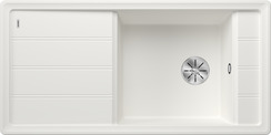 BLANCO FARON XL 6 S, SILGRANIT, blanc, vidage manuel, sans acc., réversible, 600 mm Taille sous meuble min.
