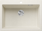 BLANCO PLEON 8, SILGRANIT, softweiß, ohne Ablauffernbedienung, keine Beckenlage, 800 mm Untermaß