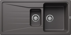 BLANCO SONA 6 S, SILGRANIT, rock grey, w/o drain remote control, w/o accessories, reversible, 600 mm min. cabinet size