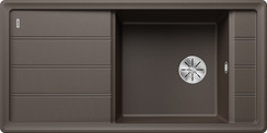 BLANCO FARON XL 6 S, SILGRANIT, café, vidage manuel, sans acc., réversible, 600 mm Taille sous meuble min.