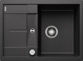 BLANCO METRA 45 S Compact, SILGRANIT, anthracite, with drain remote control, reversible, 450 mm min. cabinet size
