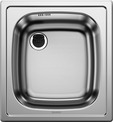BLANCO TOP EE 4 x 4, Stainless steel natural finish, w/o waste fitting, w/o bowl layout, 450 mm min. cabinet size