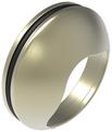 Abdeckring satin gold