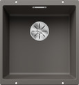 BLANCO SUBLINE 400-U, SILGRANIT, volcano grey, w/o drain remote control, w/o bowl layout, 500 mm min. cabinet size
